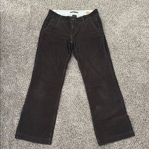 Gap Women’s Chocolate Brown Corduroy Pants, Size 4R